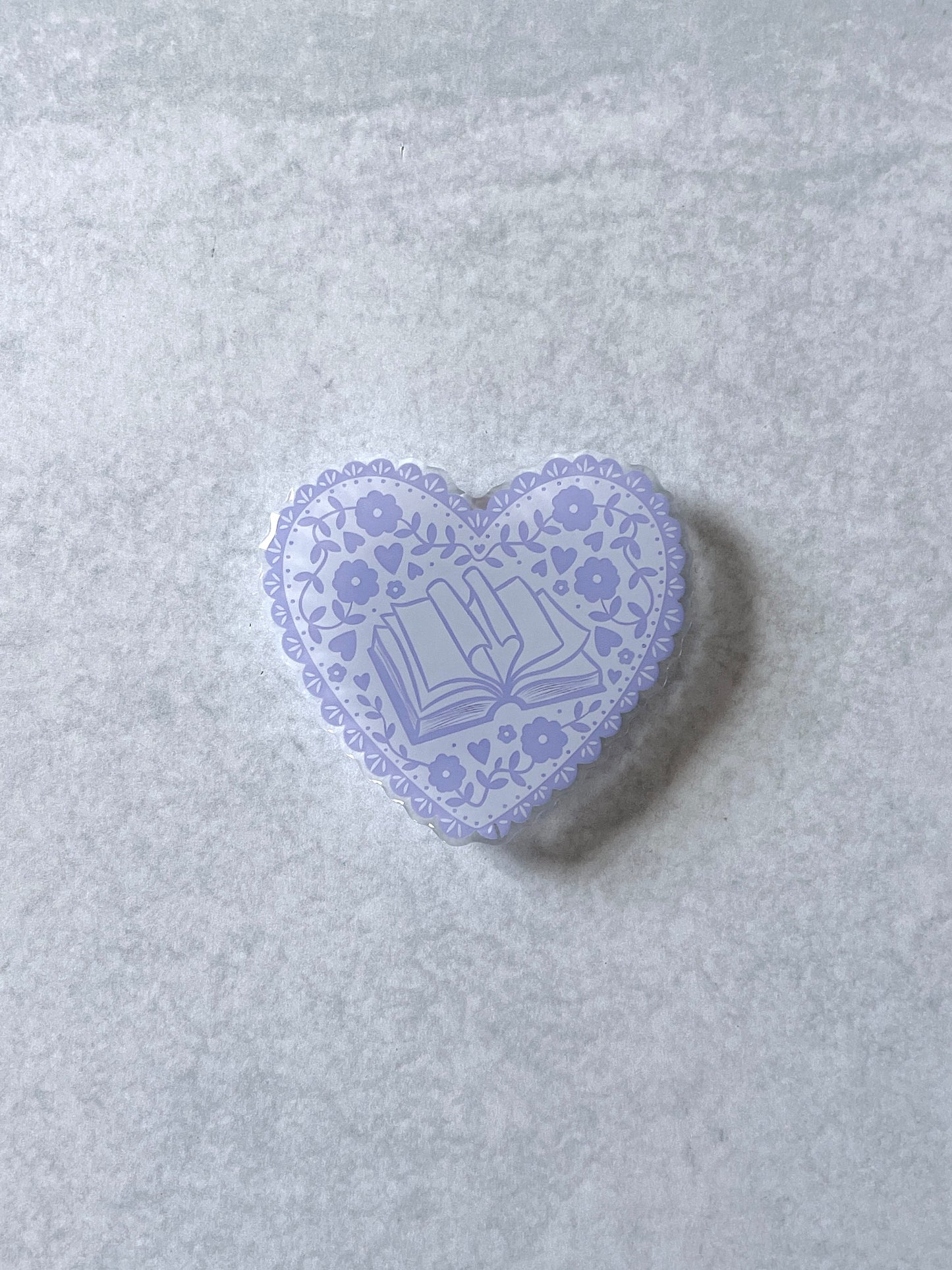 Bookish Heart Kindle Grip