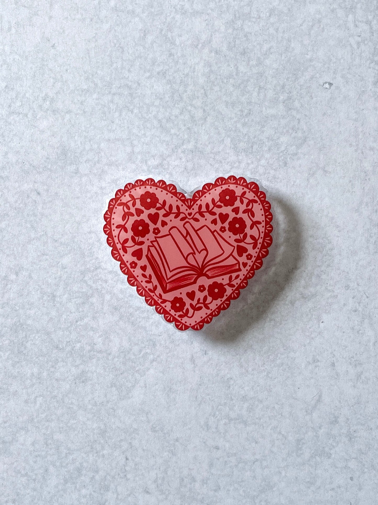 Bookish Heart Kindle Grip