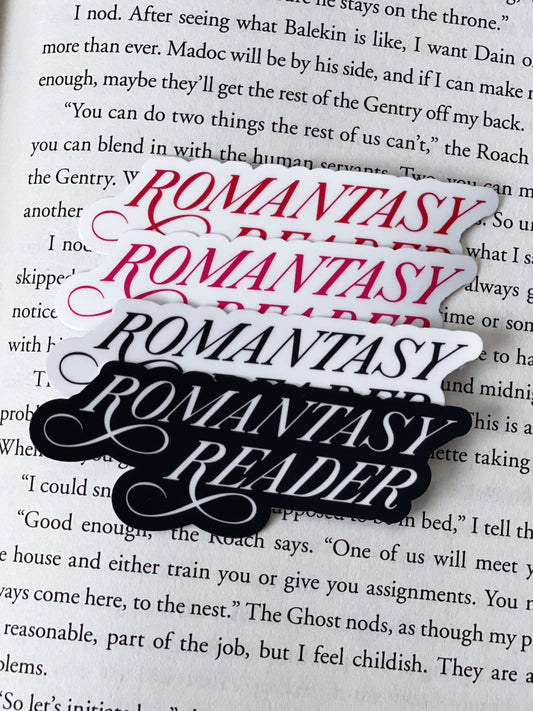 Romantasy Reader Sticker