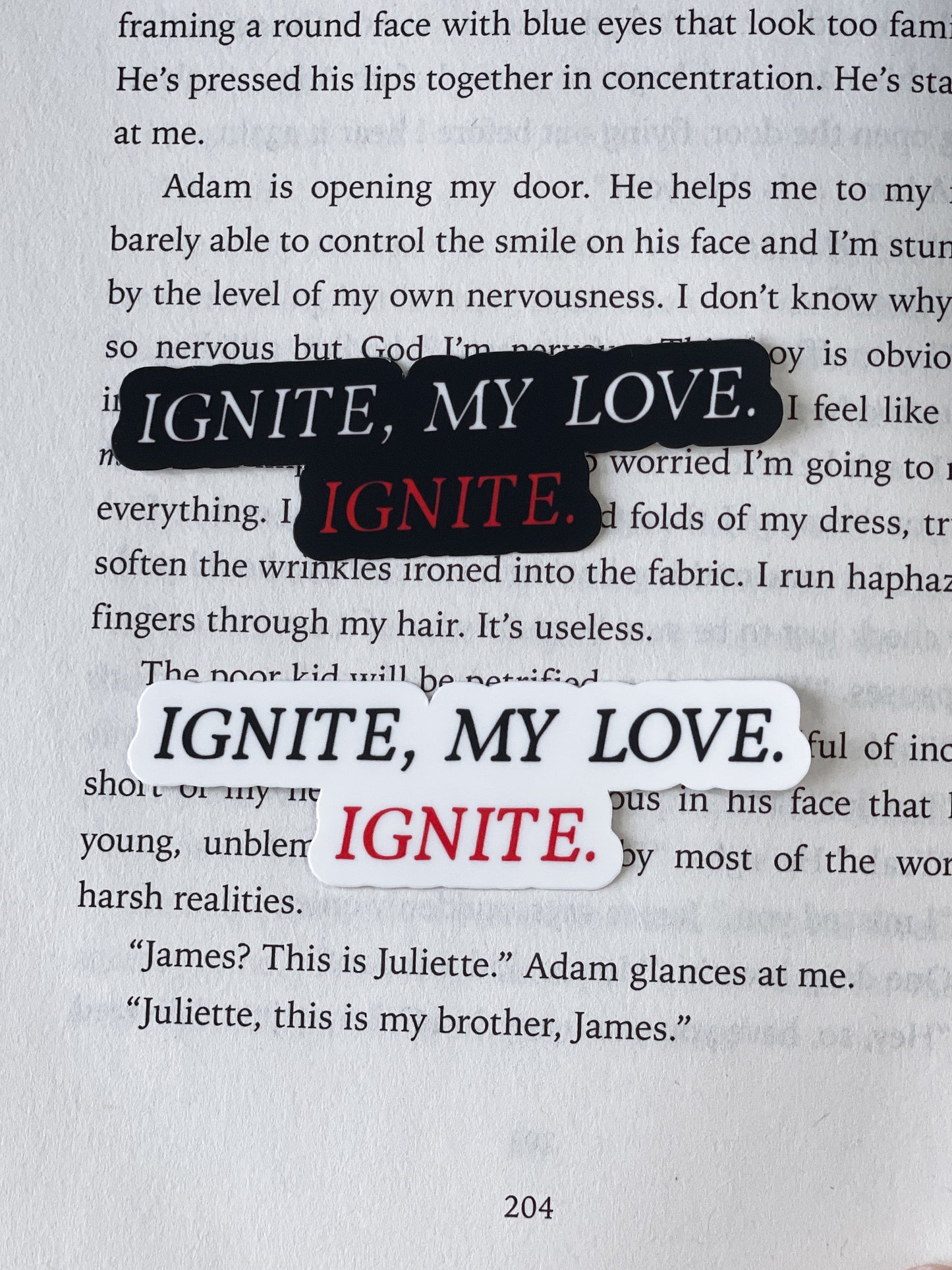 Ignite My Love Sticker