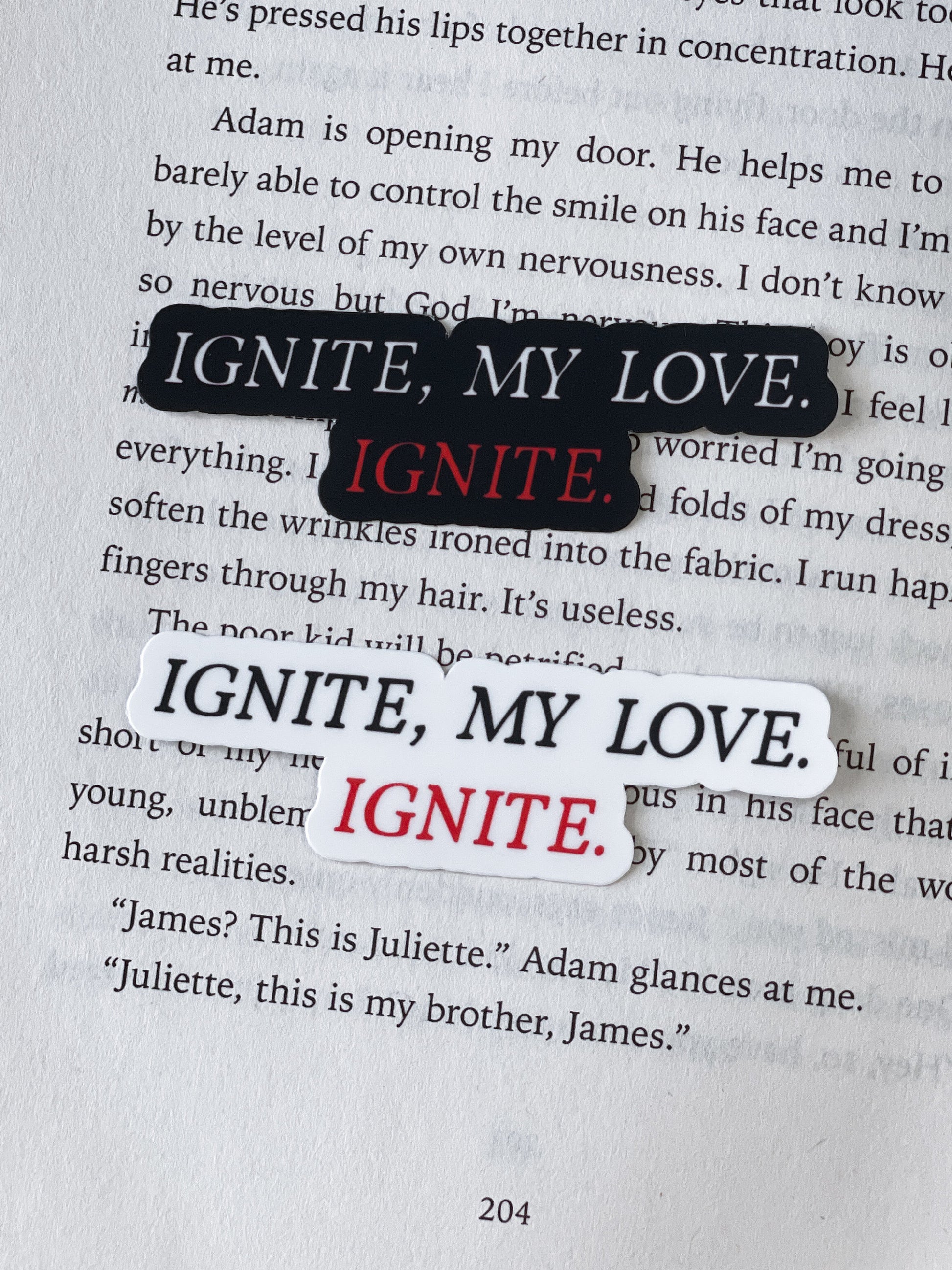 Ignite My Love Sticker