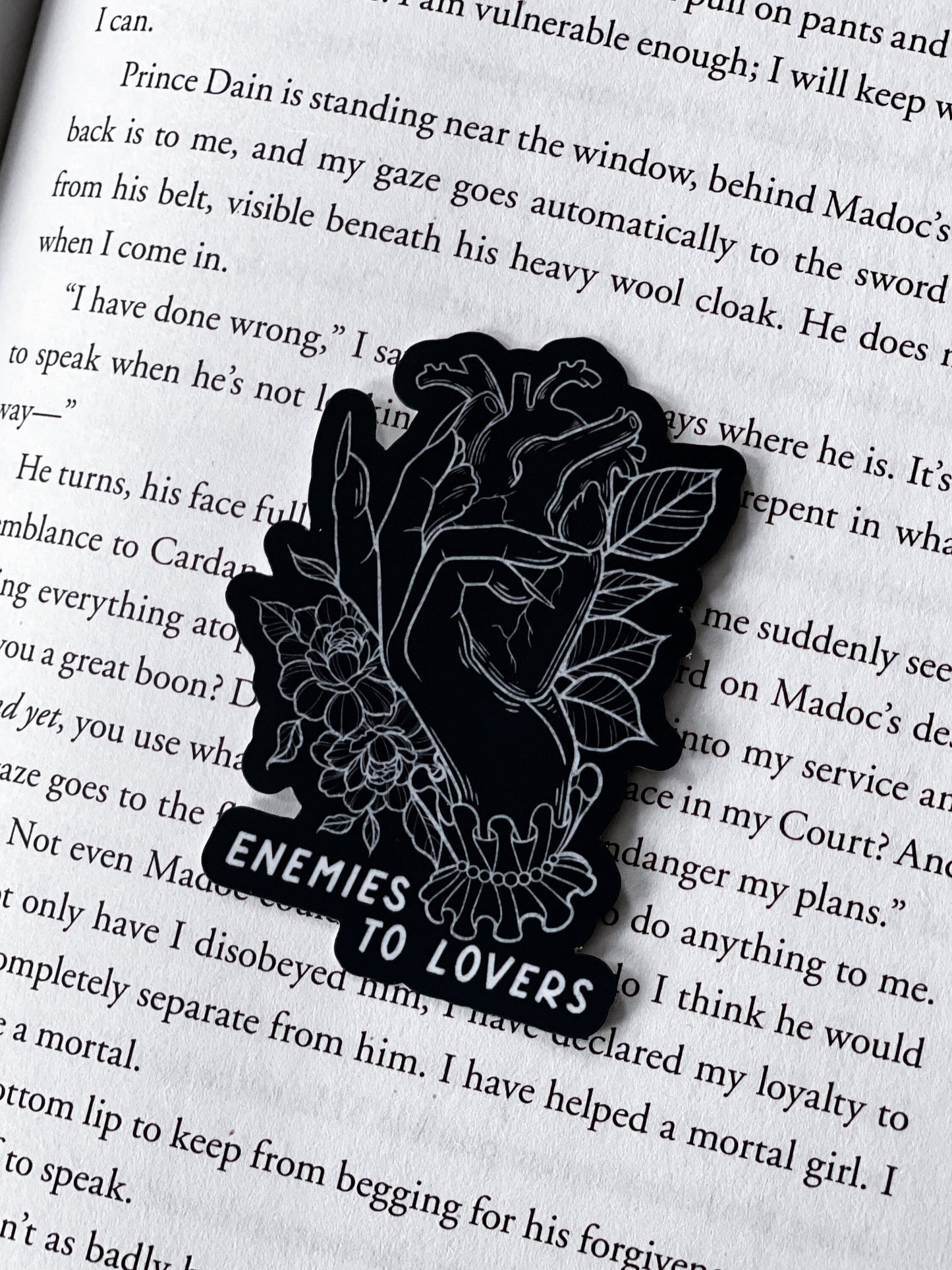 Enemies To Lovers Heart Sticker