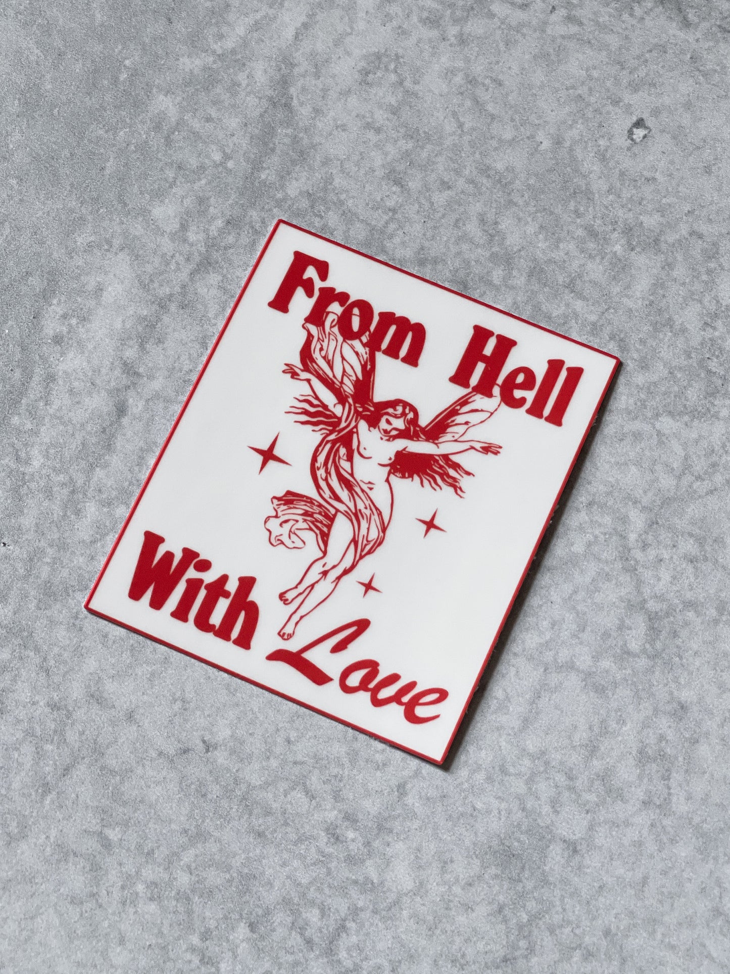 From Hell With Love Sticker