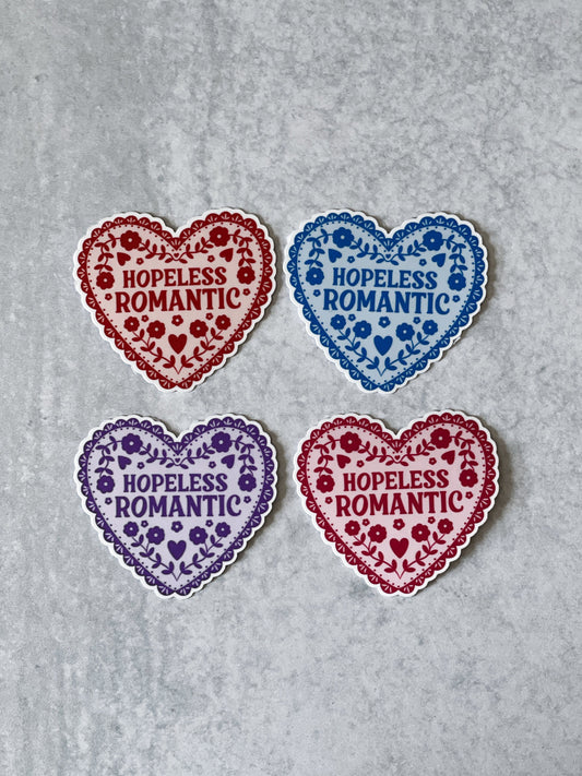 Hopeless Romantic Sticker