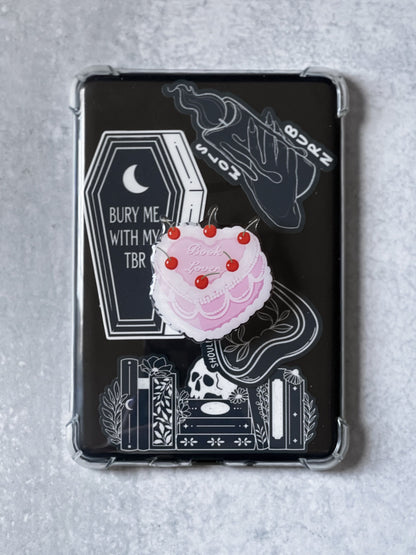 Book Lover Cake Kindle Grip