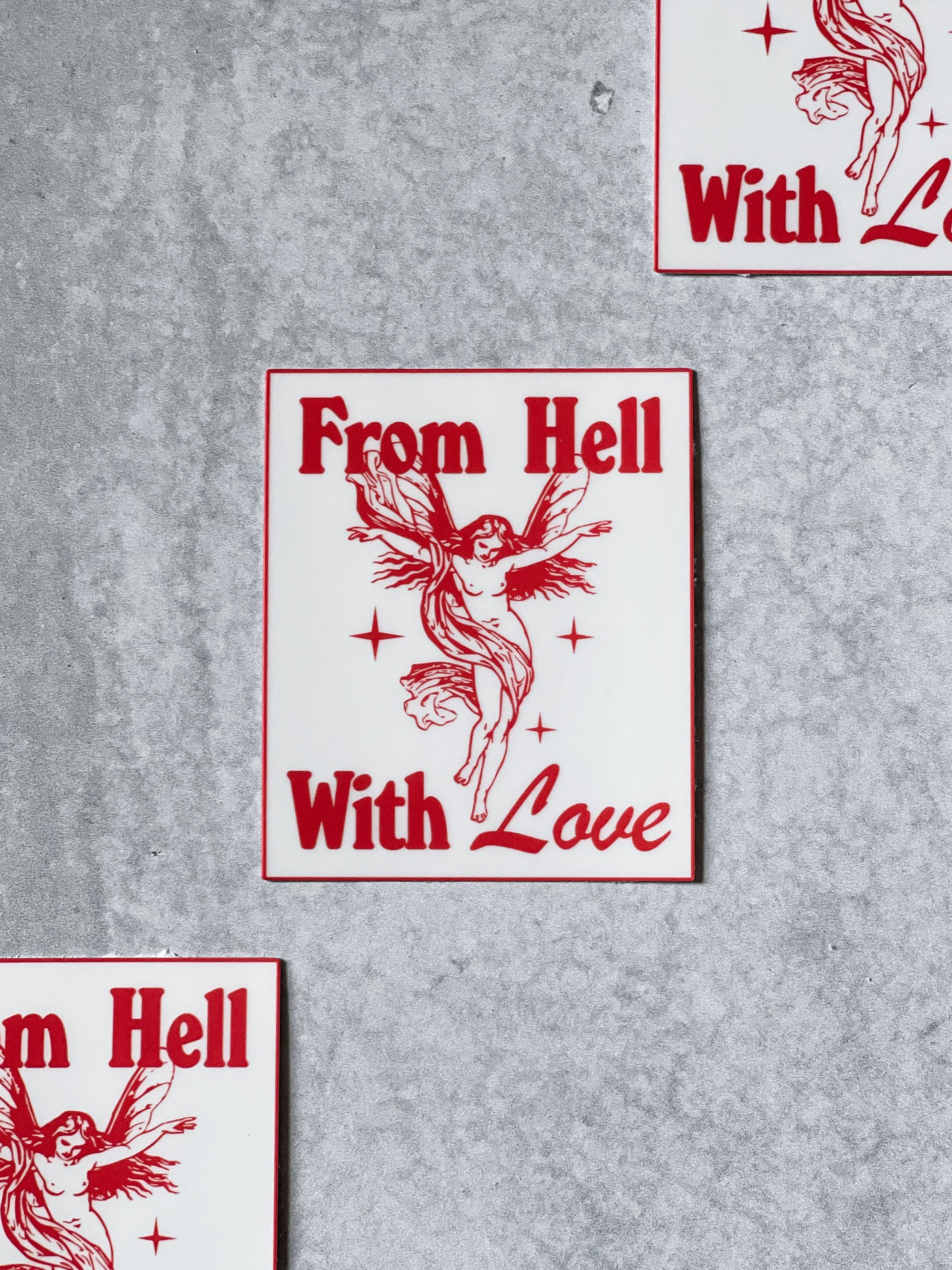 From Hell With Love Sticker