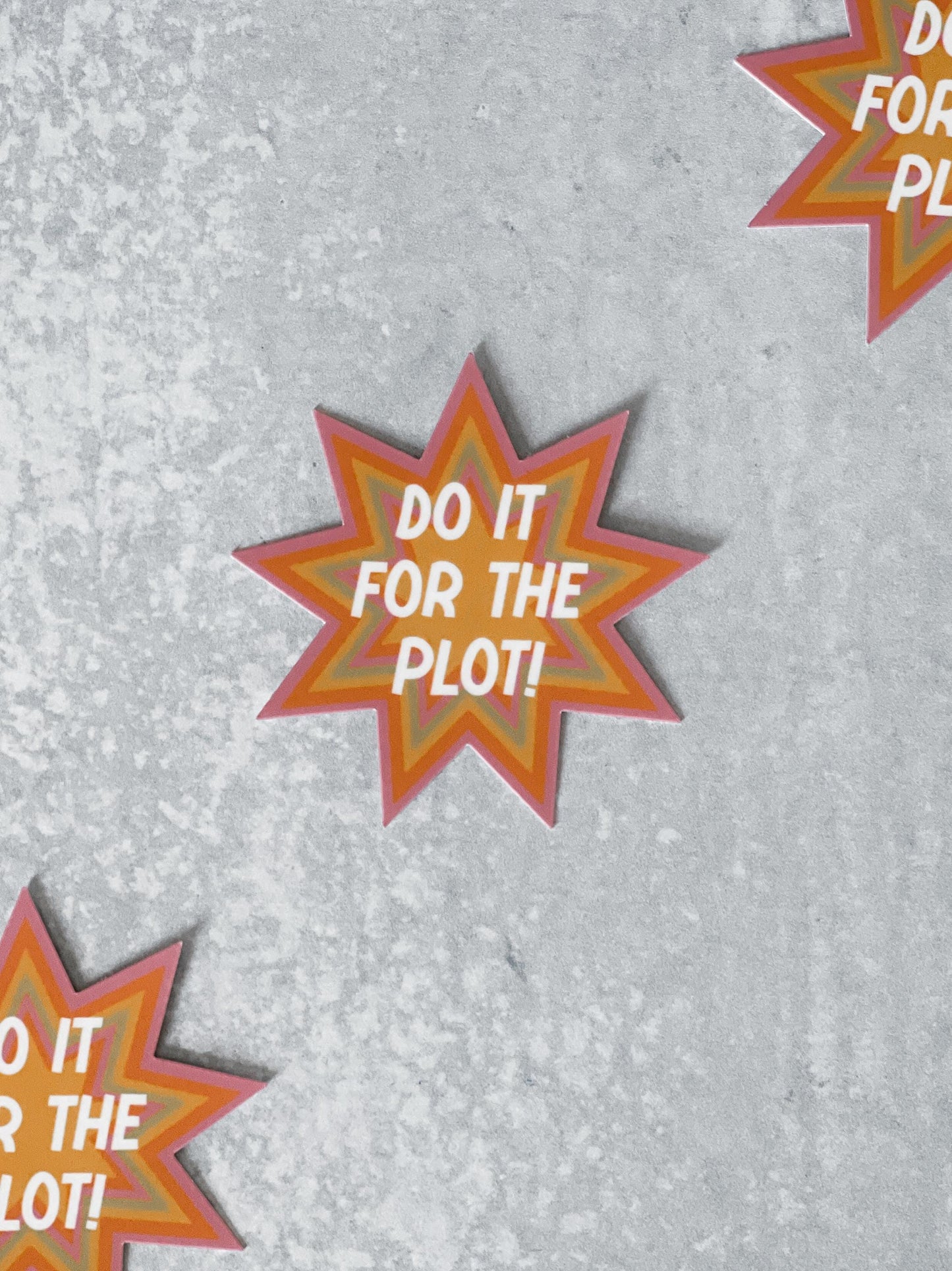 Do It For The Plot Sticker, Kindle Stickers, Bookish Stickers, Book Accessories, Book Stickers For Kindle, Smut Sticker, Bookish